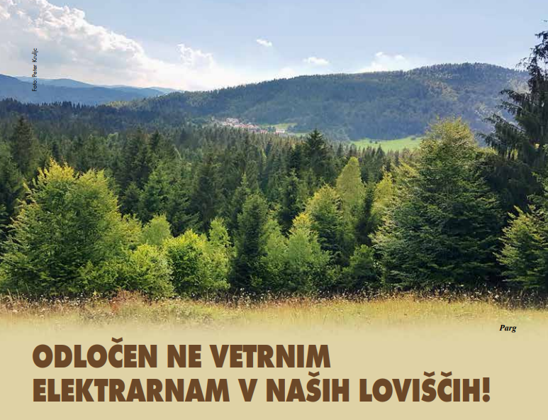 O posledicah postavitve vetrnih elektrarn  v naše naravno okolje, o njihovih uničujočih vplivih na življenje in življenjsko okolje ljudi, prostoživečih in domačih živali v reviji Lovec piše dr. Peter Kruljc